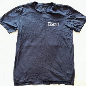 RVCA Black Short Sleeve Tee Classic Design